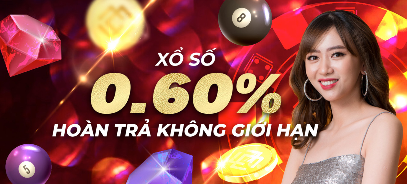 Xổ số 0.60% Hoàn trả hàng ngày không giới hạn